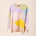Load image into Gallery viewer, Wavy Oversized Human Sweater
