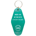Load image into Gallery viewer, Green When I Die Motel Keychain
