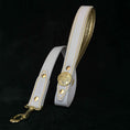 Load image into Gallery viewer, The "Maximus" leash white & gold
