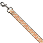 Dog Leash - Corgi Silhouette Poses Golden Tan