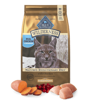 Blue Buffalo Wilderness Adult Grain-Free Weight Control Chicken Dry Cat Food (5lb) 