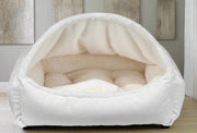 Winter White-Faux Fur Canopy Bed