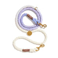 Load image into Gallery viewer, Wisteria Cotton Rope Dog Leash | Bolt Snaps, Adjustable | Found my Animal
