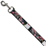 Dog Leash - Oregon Silhouette/PORTLAND OREGON-CITY OF ROSES Roses/White