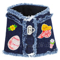 Load image into Gallery viewer, Pastel Easter Denim Harness Vest alternate view

