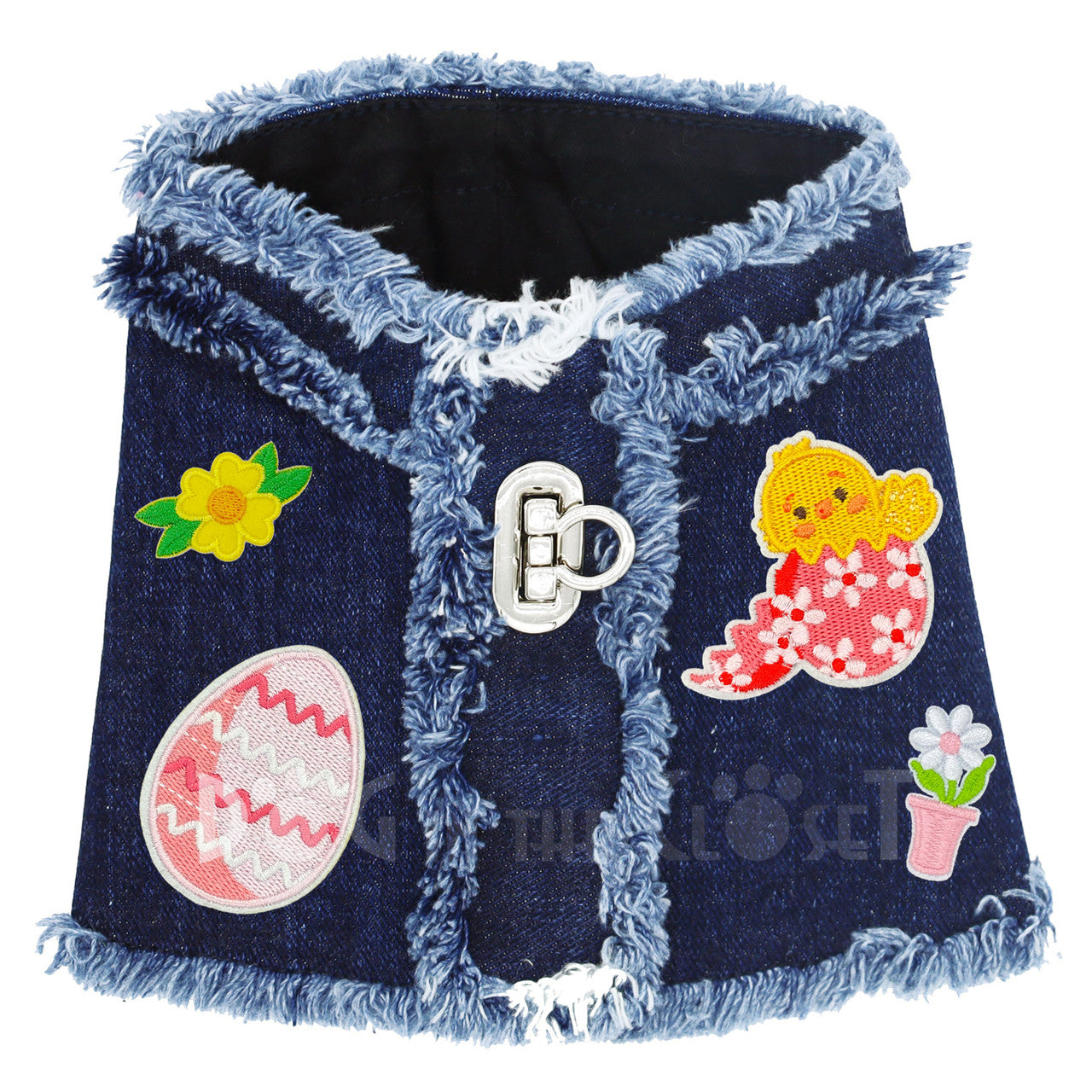 Pastel Easter Denim Harness Vest alternate view