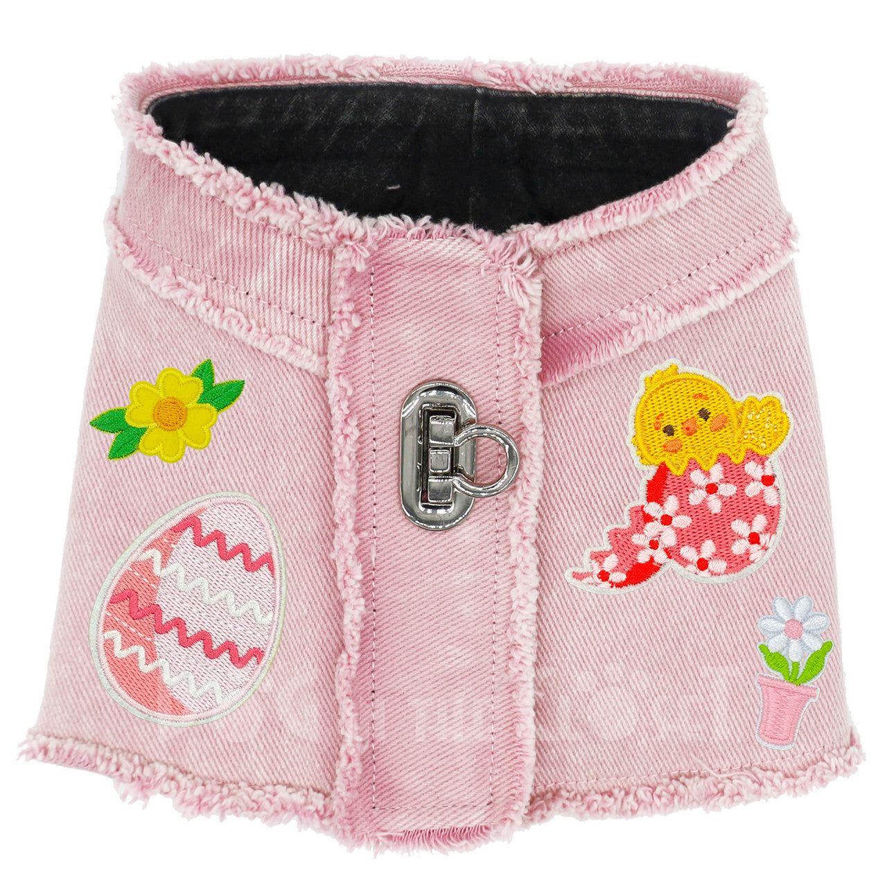 Pastel Easter Denim Harness Vest for dogs
