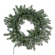 Kurt Adler 24-Inch Pre-Lit Clear Incandescent Vail Pine Wreath