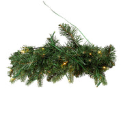 Kurt Adler 18-Inch Battery-Operated Prelit Warm White LED Noble Fir Wreath