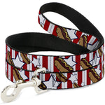 Dog Leash - Hot Dogs