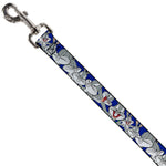 Dog Leash - Bugs Bunny CLOSE-UP Poses Blue