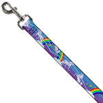 Dog Leash - Unicorns/Rainbows/Stars Blue/Rainbow/White