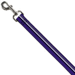 Dog Leash - Racing Stripes Purple/Gray/White/Black
