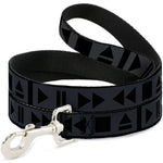 Dog Leash - Control Buttons Black/Gray