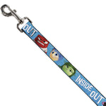 Dog Leash - INSIDE OUT 6-Character Pose Sparkle Blue/White