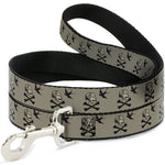 Dog Leash - Jack Sparrow's Flag Icons Grays