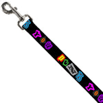Dog Leash - Punk You Black/Full Color