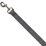 Dog Leash - Snake Skin 3 Charcoal/Black