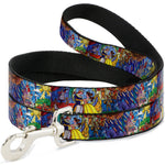 Dog Leash - Beauty & the Beast Stained Glass Scenes