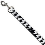 Dog Leash - Lightning Bolts Sketch Black/White