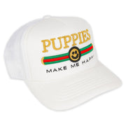 Pup Lux Metallic Gold Puff Embroidery | Trucker Cap | Dog Lover Gift
