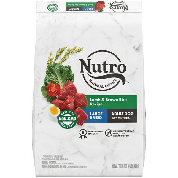 Nutro Natural Choice Large Breed Lamb & Brown Rice Dry Dog Food (30lb) 