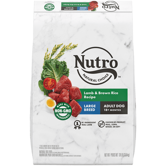 Nutro Natural Choice Large Breed Lamb & Brown Rice Dry Dog Food (30lb) 