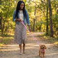 Load image into Gallery viewer, EcoBark Baby Pink Dog Leash - Comfort Grip Padded Leash- 4 ft, 5ft, and 6ft Leash
