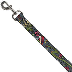 Dog Leash - Live Hard Die Young Gray