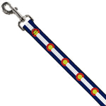 Dog Leash - Colorado Flags2 Repeat