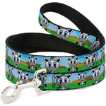 Dog Leash - Zebra Cartoon