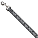 Dog Leash - Sleeve Skulls Black/Gray