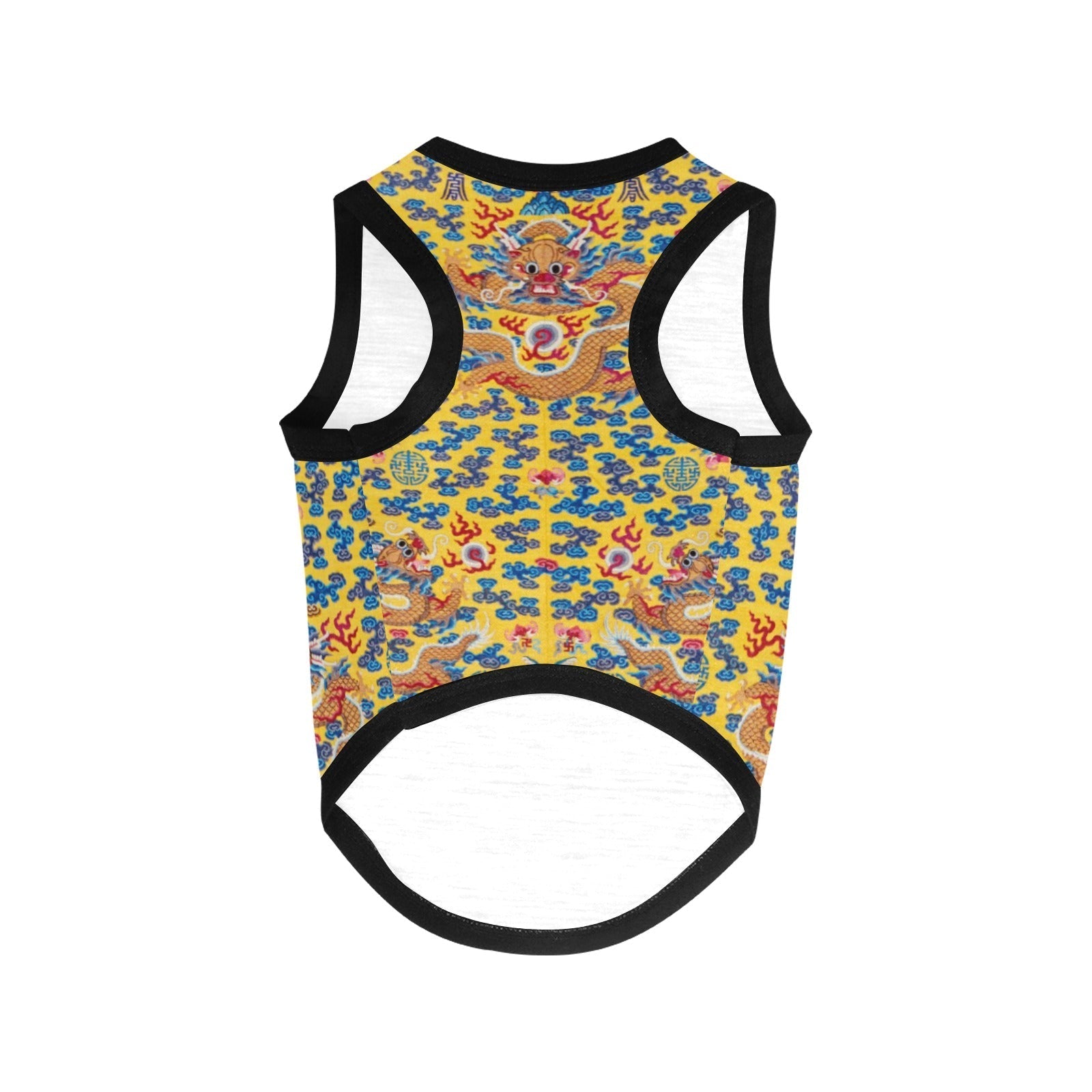 Yellow Qing Dynasty Dragon Tank Top