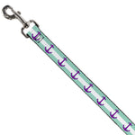 Dog Leash - Anchor/Stripe Teal/White/Purple