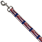 Dog Leash - Hawaii Flags Weathered Blue/Red/White