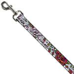 Dog Leash - Born to Blossom White