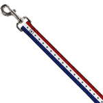 Dog Leash - Americana Star Stripes Red/White/Blue