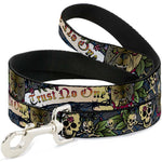 Dog Leash - Trust No One Gray