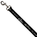 Dog Leash - Friends I'D RATHER BE WATCHING FRIEND THE TELEVISION SERIES Black/White/Multi Color