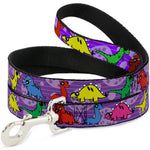 Dog Leash - Dinosaur Cartoon