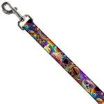 Dog Leash - Pets & Snacks Rainbow Collage