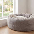 Load image into Gallery viewer, 24 Inch Elevated Bolster Dog Bed - Plush Fur
