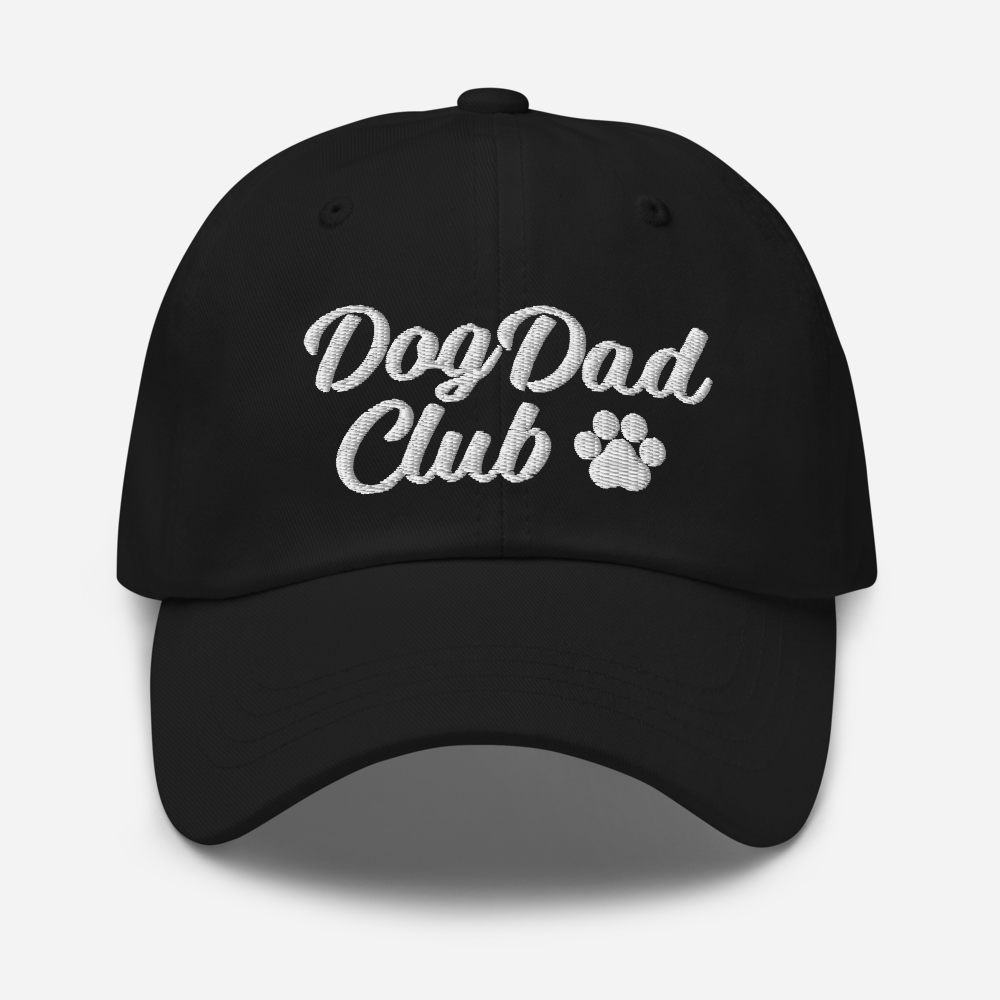 Dog Dad Club Hat - Black 