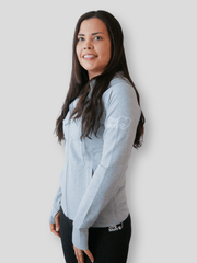 Dog Mom Adventures Full Zip Hooded Jacket - Grey 