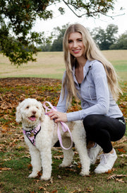 Dog Mom Adventures Full Zip Hooded Jacket - Grey 