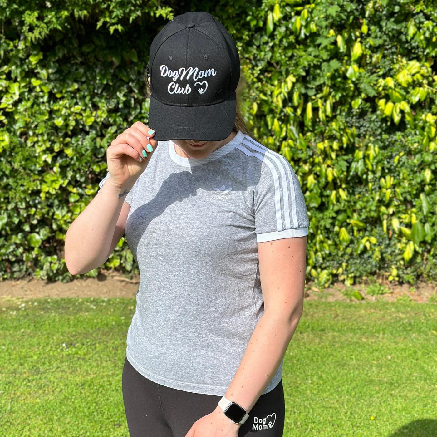 Dog Mom Club Hat - Black 