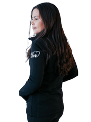 Dog Mom Essentials Full Zip Jacket - Black 