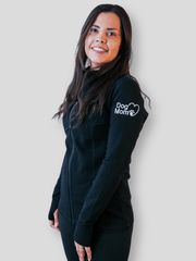 Dog Mom Essentials Full Zip Jacket - Black 