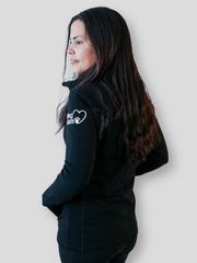 Dog Mom Essentials Full Zip Jacket - Black 