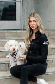 Dog Mom Essentials Full Zip Jacket - Black 